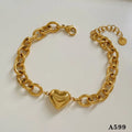 Amora Link Heart Bracele