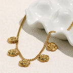 Rosé Éclat Floral Necklace