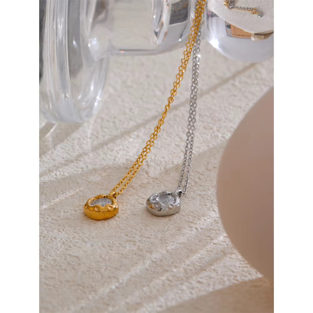 The Solstice Molten CZ Pendant