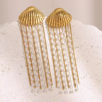 Aurora Pearl Cascade Earrings