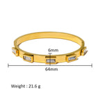 Linear Crystal Cuff