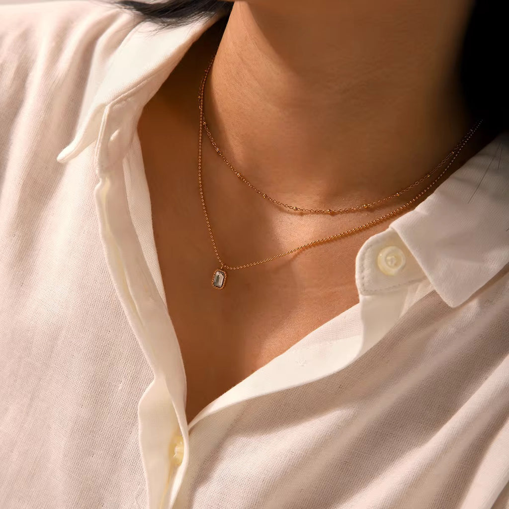 Amara Double Layered Necklace
