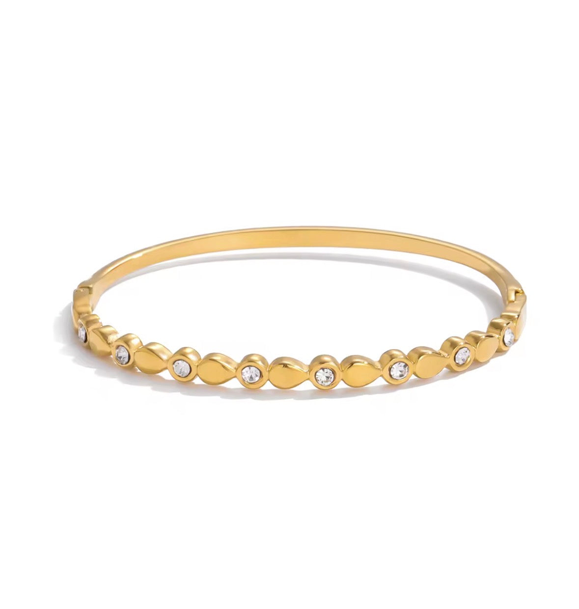 The Aurelia Teardrop Bangle