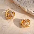 Éclat Halo Huggie Earrings