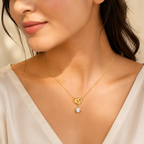 Amora Heart Solitaire Pendant Necklace