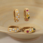 Allure CZ Huggie hoops