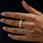 Radiant Baguette Eternity Ring
