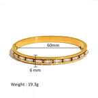 Aurelia Baguette Luxe Bangle