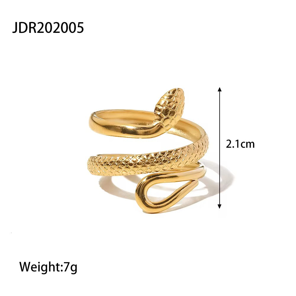 Cleopatra Serpent Wrap Ring