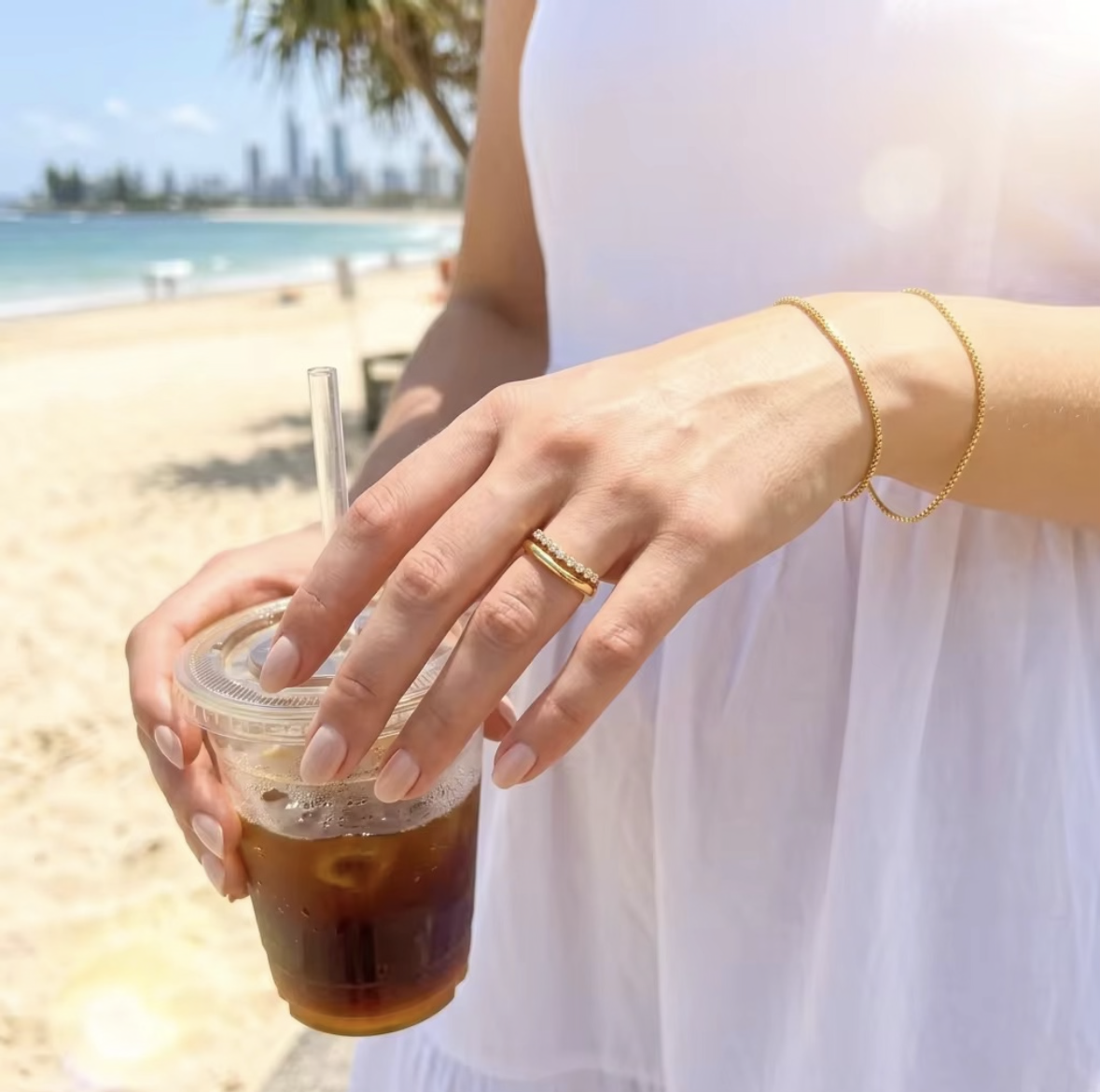 Celeste crown ring