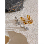 Lumina Layered Heart Hoops