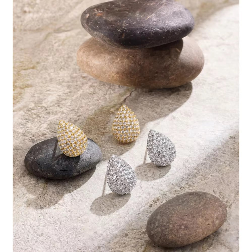 Luxe Teardrop CZ Studs