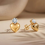 Luxe Radiance Heart Earrings