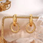 Éclat Halo Huggie Earrings