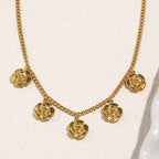 Rosé Éclat Floral Necklace