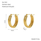 Aurelia Woven Luxe Hoops