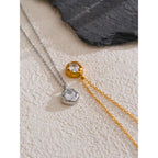The Solstice Molten CZ Pendant