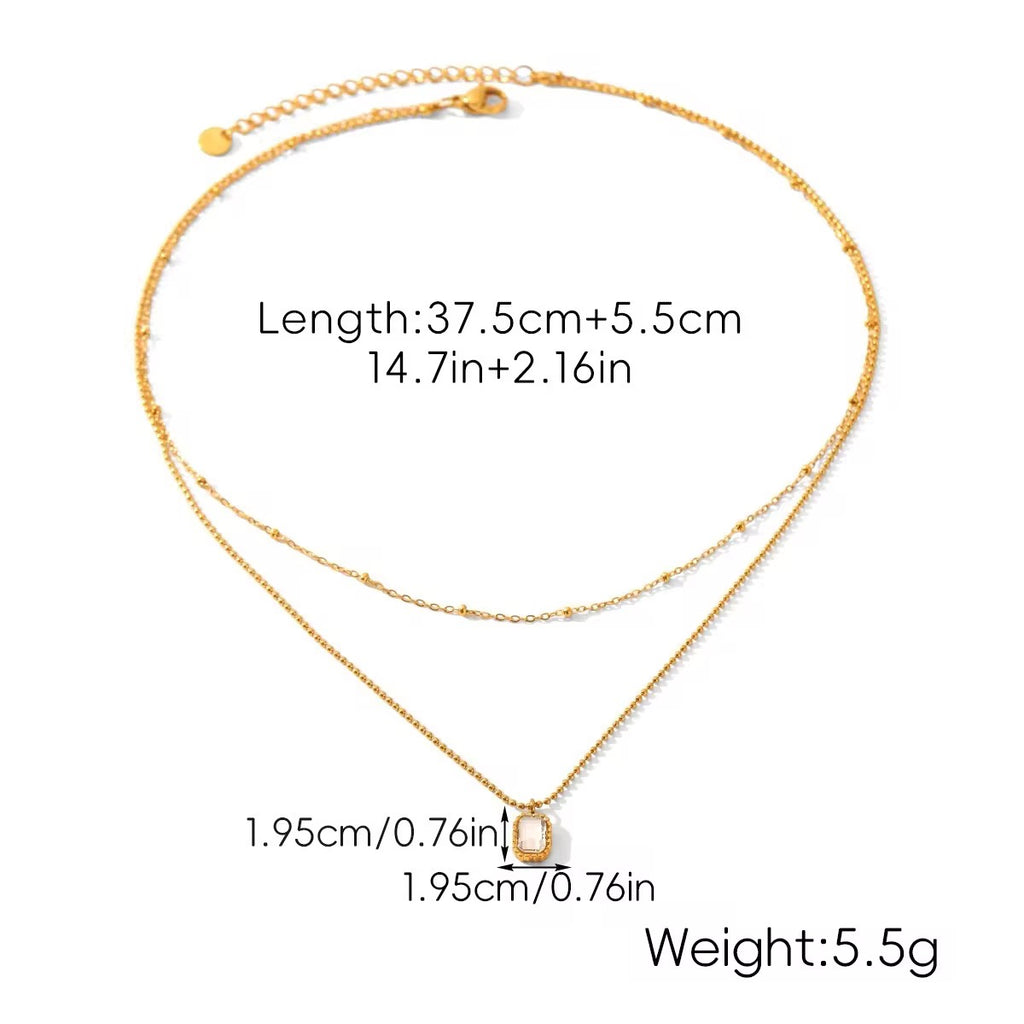 Amara Double Layered Necklace