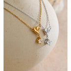 Amora Heart Solitaire Pendant Necklace