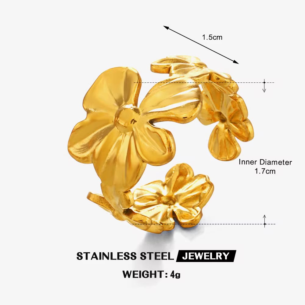 The Flora Bloom Wrap Ring