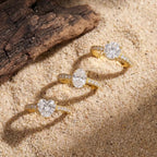 Classic Round Solitaire Pavé Ring