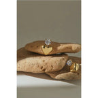 Luxe Radiance Heart Earrings