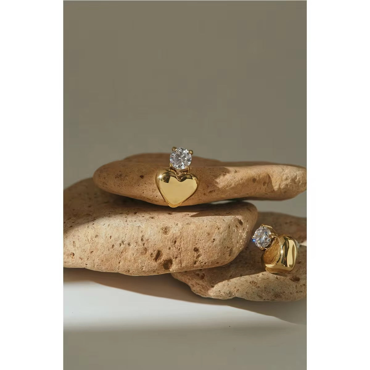 Luxe Radiance Heart Earrings